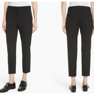 NEW THEORY Treeca Good Wool Blend Crop Suit Pants, Slim Stretch Workwear, Sz 10